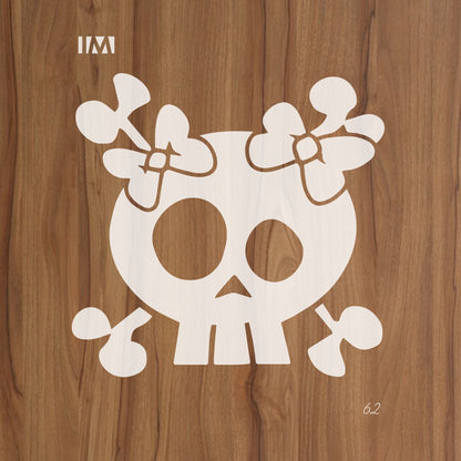 Happy skill Reusable Stencil For Canvas And Wall Painting.ID #62
