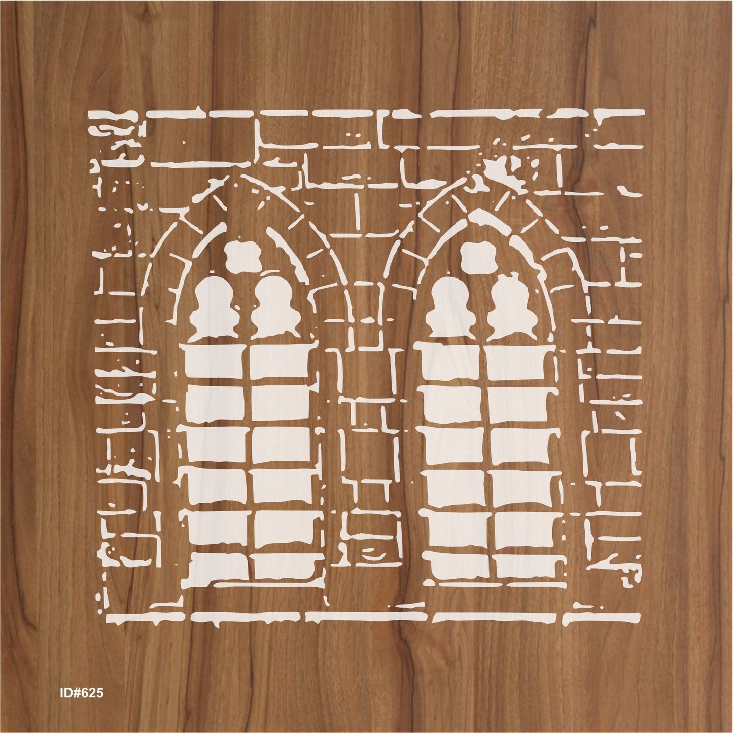 Gothic Window Stencil Painting Scrapbook Coloring Embossing Album Decor Template. ID #625 – ID# 220