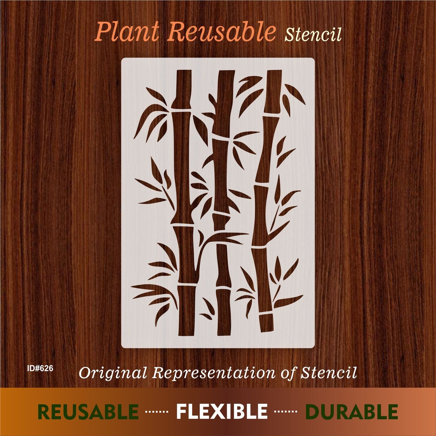 Bambo Plant Stencil Painting Scrapbook Coloring Embossing Album Decor Template. ID #626 – ID# 219