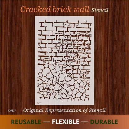 Craket and Brick Stencil Painting Scrapbook Coloring Embossing Album Decor Template. ID #627 – ID# 218