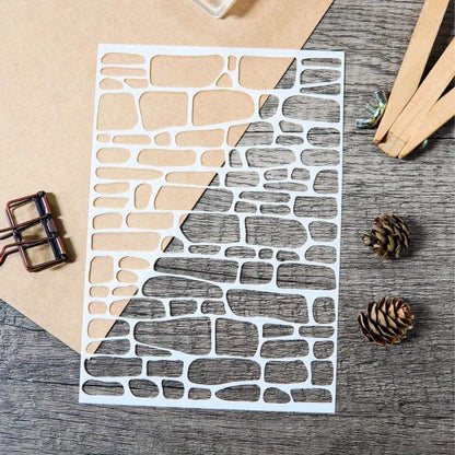 Diy Stone Stencil Painting Scrapbook Coloring Embossing Album Decor Template. ID #630 – ID# 215