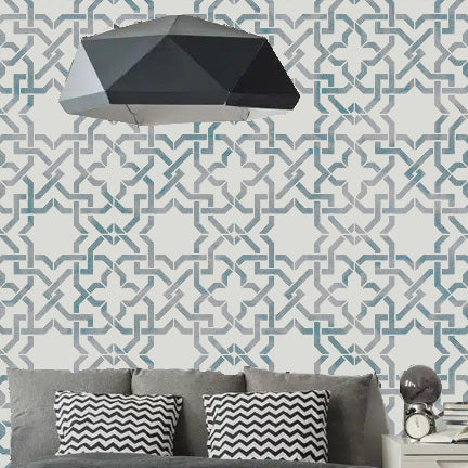 Symmetrical Geometry pattern Stencil Painting Scrapbook Coloring Embossing Album Decor Template. ID #633 – ID# 205