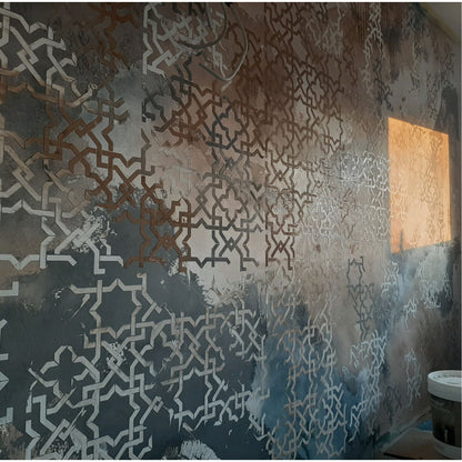 Symmetrical Geometry pattern Stencil Painting Scrapbook Coloring Embossing Album Decor Template. ID #633 – ID# 205