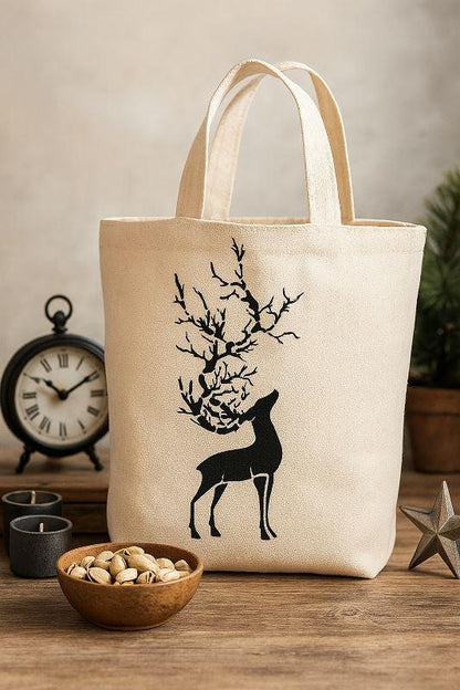 Tree Antler Deer Stencil for Wall, Wood & Fabric Art – Forest Nature Design – ID# 648