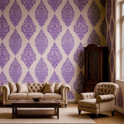 Seamless Traditional Motif Wall Stencil – Classic Repeating Pattern ID#652 – ID# 175