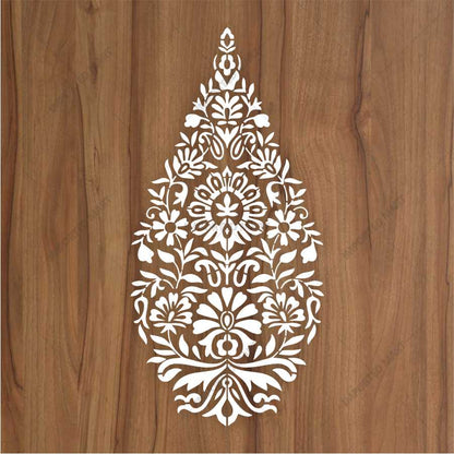 Seamless Traditional Motif Wall Stencil – Classic Repeating Pattern ID#652 – ID# 175