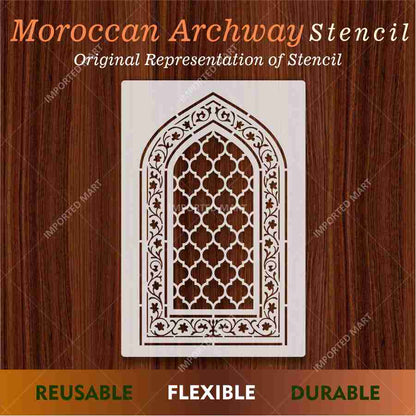Royal Carpet Stencil – Geometric & Floral Wall, Furniture & Floor Art – ID# 709