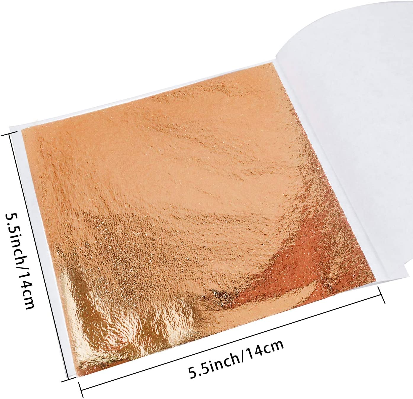 25 sheets foil paper Multi Purpose Aluminium leaf 14x14 cm each leaf  size