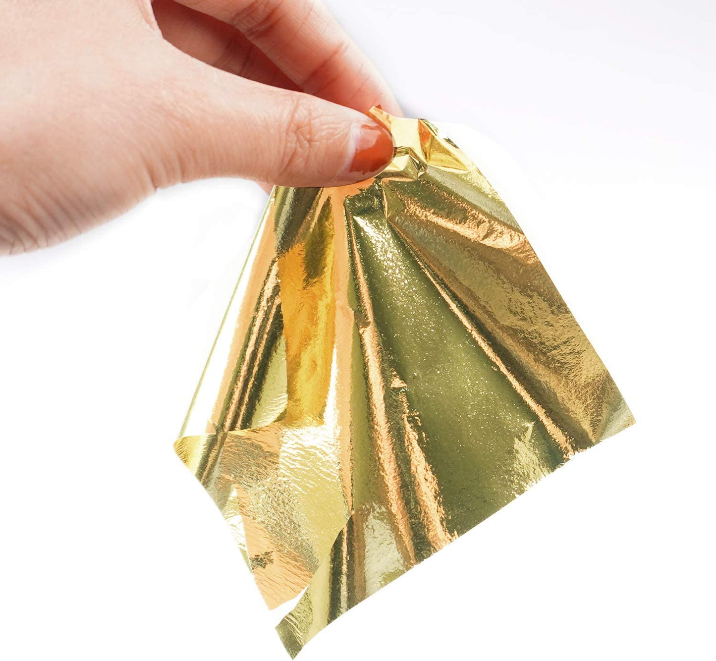 25 sheets foil paper Multi Purpose Aluminium leaf 14x14 cm each leaf  size
