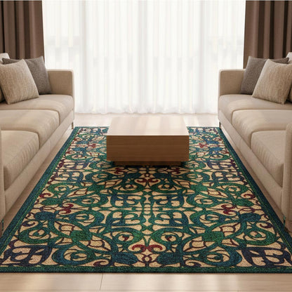 Majestic Moorish Lattice Wall Stencil for Furniture, Tiles & Wood Art – Islamic Geometric Pattern – ID# 736
