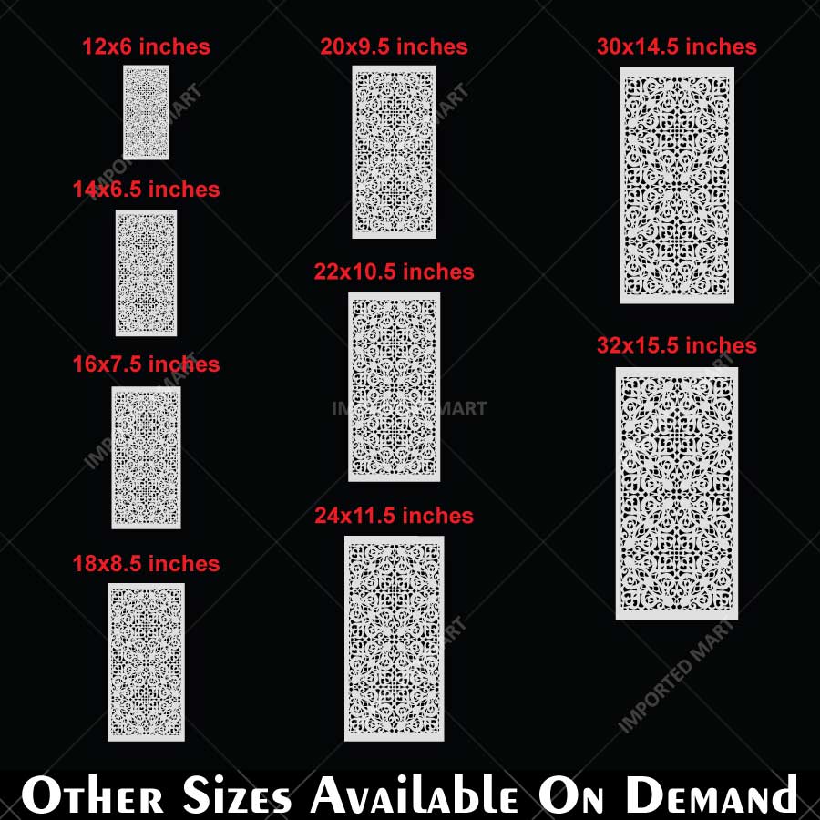 Majestic Moorish Lattice Wall Stencil for Furniture, Tiles & Wood Art – Islamic Geometric Pattern – ID# 736