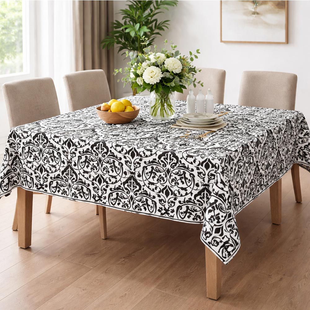Vintage Brocade Damask Pattern Stencil for Walls, Furniture & Tiles – Classic Ornamental Repeat Design – ID# 738
