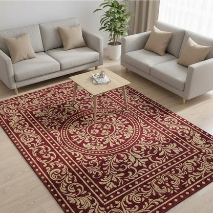 Imperial Palace Carpet Stencil for Wall, Floor & Furniture Decor – Royal Mughal Ornamental Pattern – ID# 741