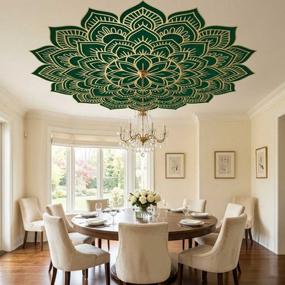 Imperial Floral Mandala Stencil for Wall, Floor & Furniture Art – Decorative Round Mandala Design – ID# 761