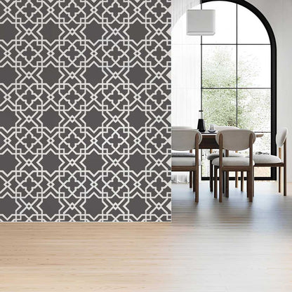 Moroccan Zellige Tile Stencil for Wall, Floor, Wood & Furniture Decor – Islamic Geometric Pattern – ID# 766