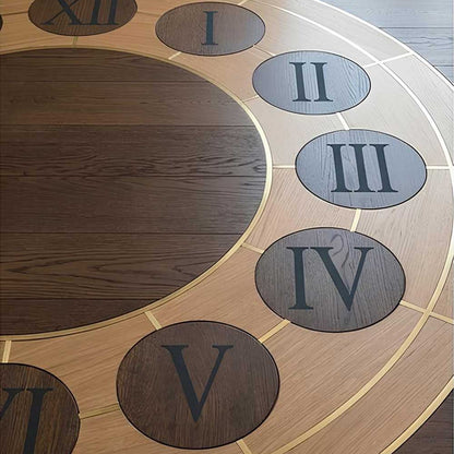 Roman Numeral Clock Stencil for Wall, Wood & Furniture Painting – Vintage Number Design – ID# 774