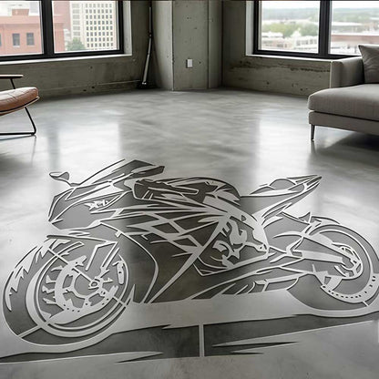 Kawasaki Ninja Bike Stencil for Wall, Garage, Helmet, Wood & Fabric Art – Sports Motorcycle Design – ID# 30
