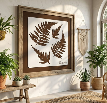 Fern Tree Leaf Stencil , Wall Stencils For wall Painting Airbrush Painting Art Cake Spray Mold DIY Decor Crafts Canvas.ID#11