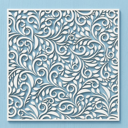 Ivy Leaf Floral Pattern Stencil – Elegant Botanical Wall Design ID#657 – ID# 171