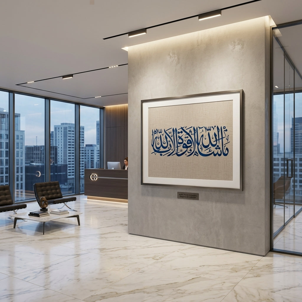Mashallah Art Islamic Calligraphy Islamic reusable Stencil for canvas and wall painting