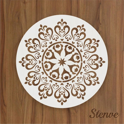 Mandala Pattern Stencil for design painting furniture design thick patterns plaster decorative
