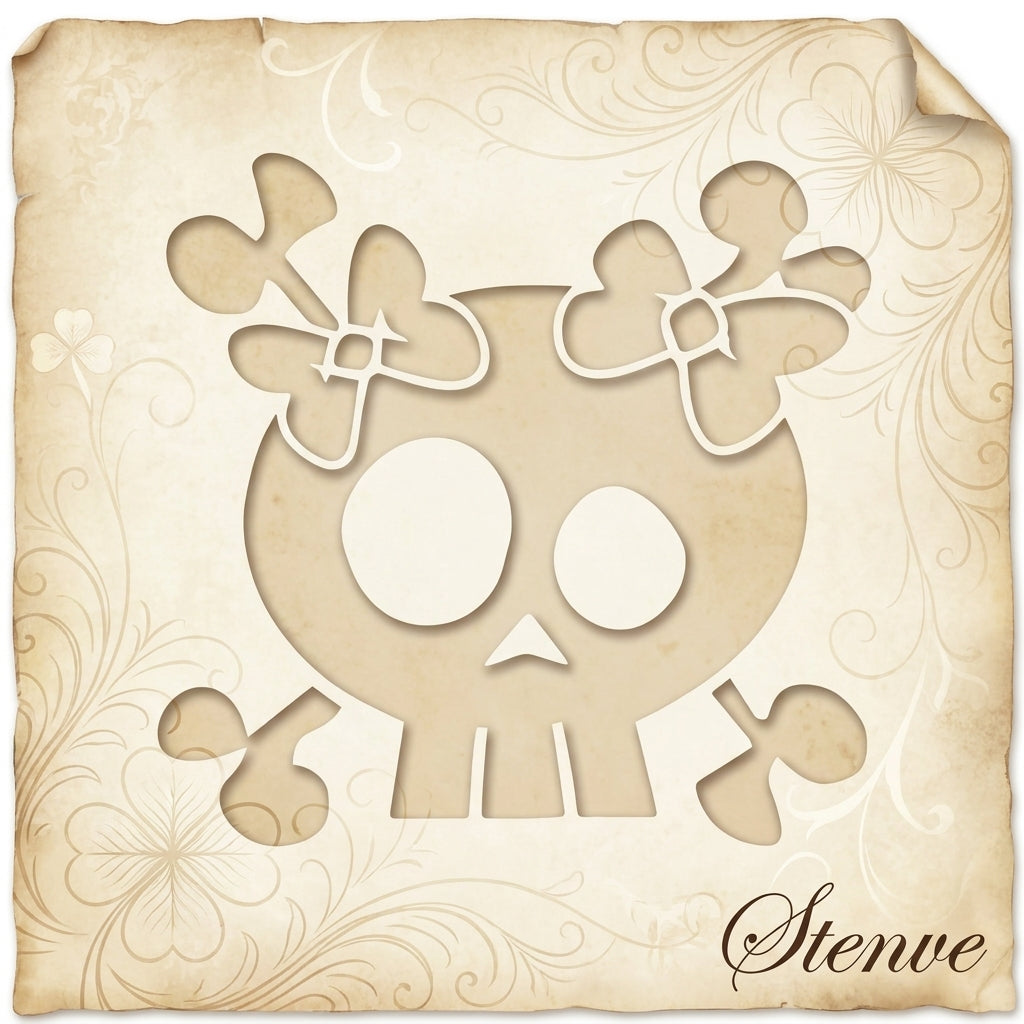 Happy skill Reusable Stencil For Canvas And Wall Painting.ID #62