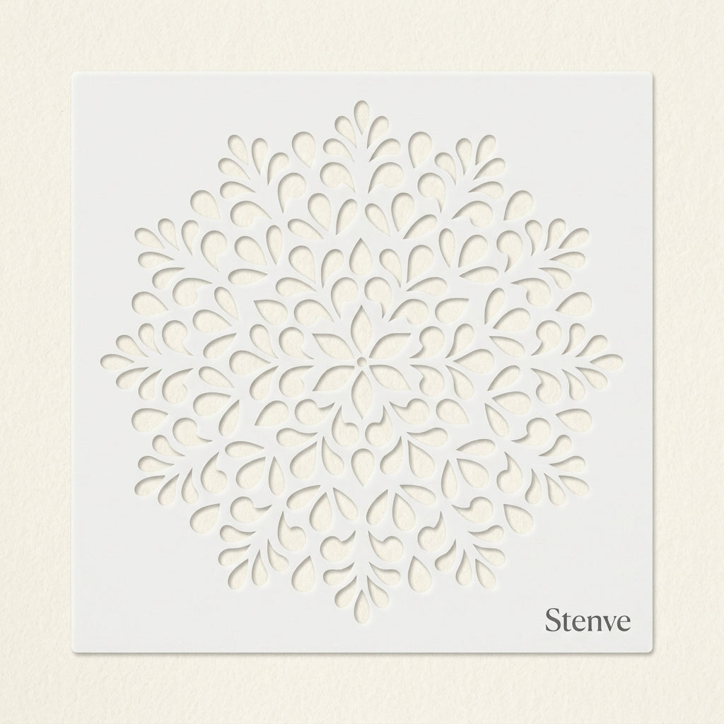 Symmetrical Mandala Painting Wall Stencils for Home Wall Decor.ID#590 – ID# 249