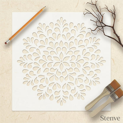 Symmetrical Mandala Painting Wall Stencils for Home Wall Decor.ID#590 – ID# 249