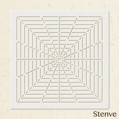 Mandala Guideline Stencil Used for Tools for DIY Craft Furniture Wood Canvas Rocks Fabric Wall Art.ID#588