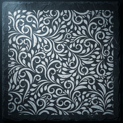 Ivy Leaf Floral Pattern Stencil – Elegant Botanical Wall Design ID#657 – ID# 171