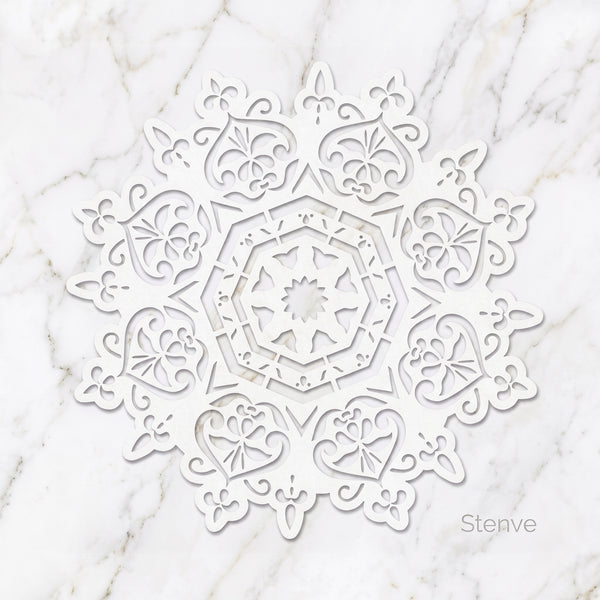 Floral Mandala Reusable Stencil For Canvas And Wall Painting.ID #463