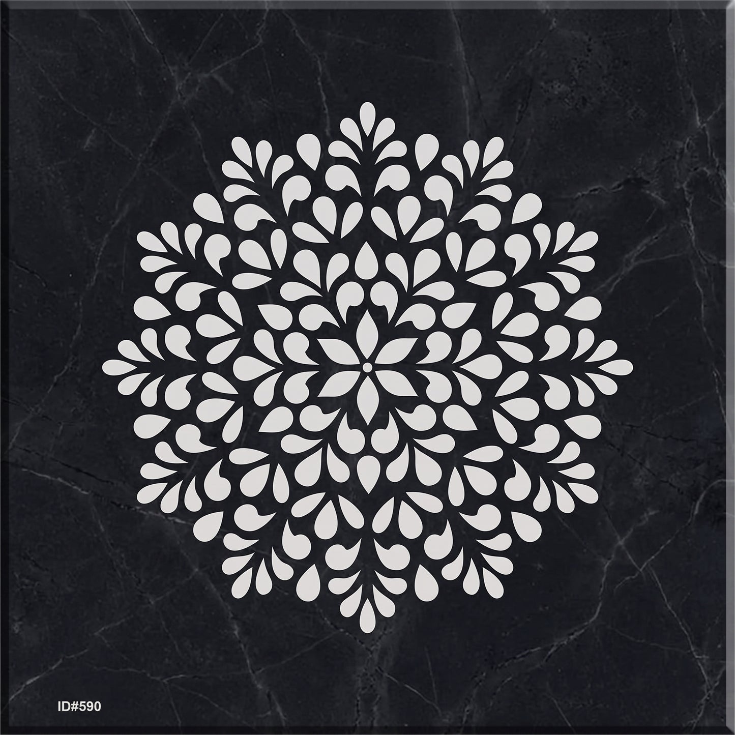 Symmetrical Mandala Painting Wall Stencils for Home Wall Decor.ID#590 – ID# 249